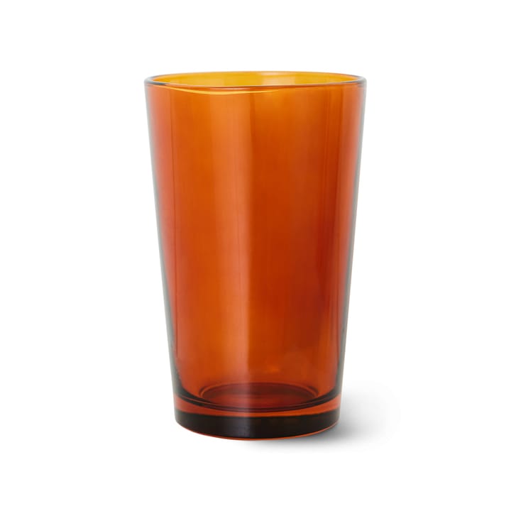 70's glassware teglass 20 cl 4-pakning, Amber brown HKliving