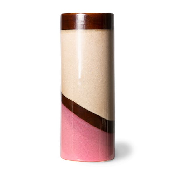 70's keramikk Vase L Ø9,5x25 cm - Dyner - HKliving