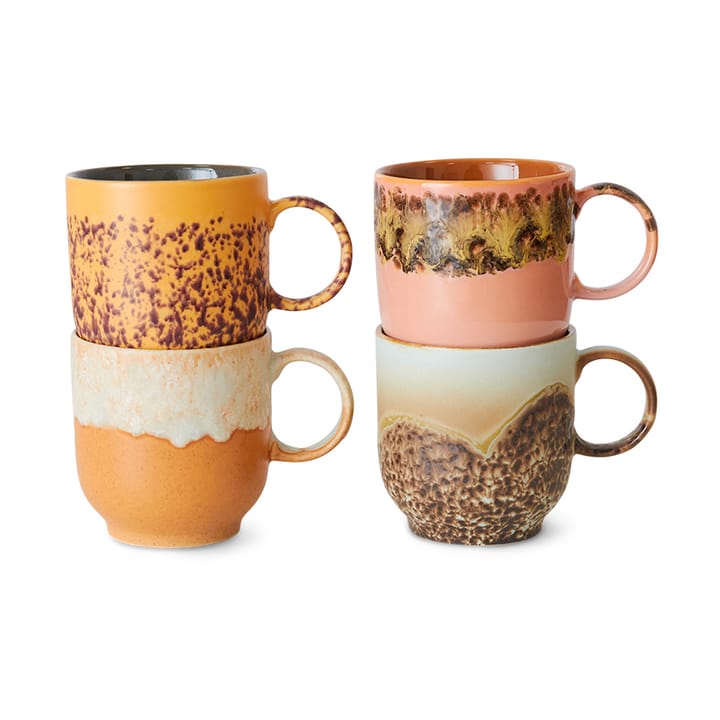 70's krus 25 cl 4-pakning - Cape - HKliving