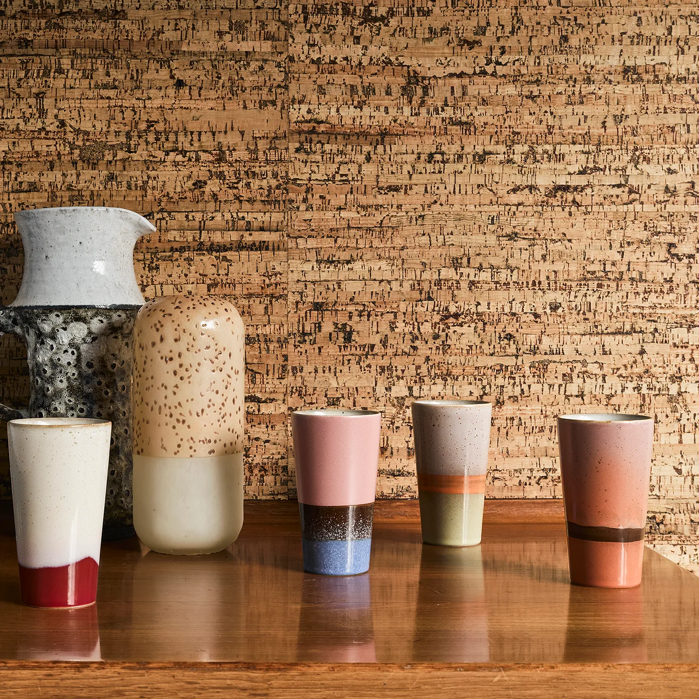 70's lattekopp 4-stk., Multi HKliving