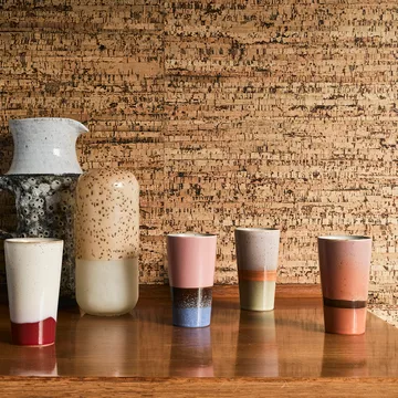 70's lattekopp 4-stk. - Multi - HKliving