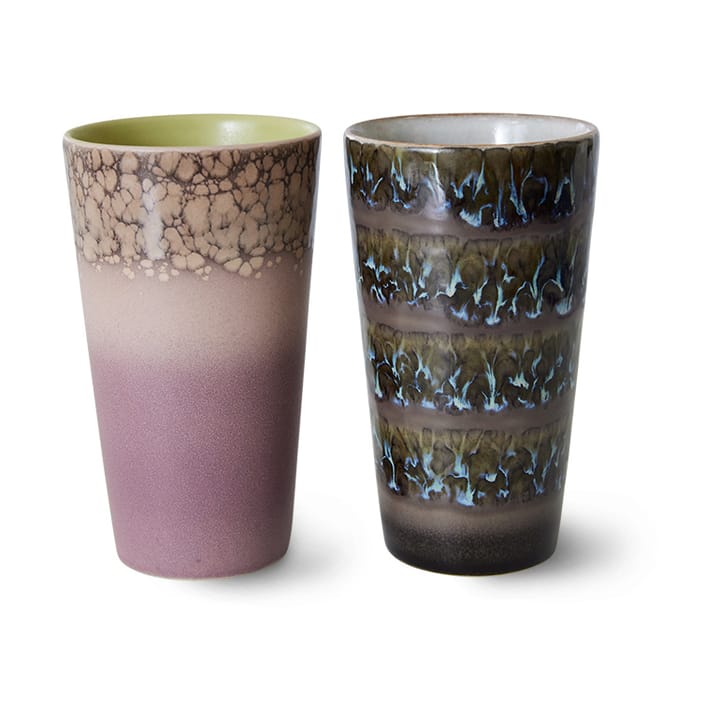 70's lattekrus 28 cl 2-pakning - Forest - HKliving