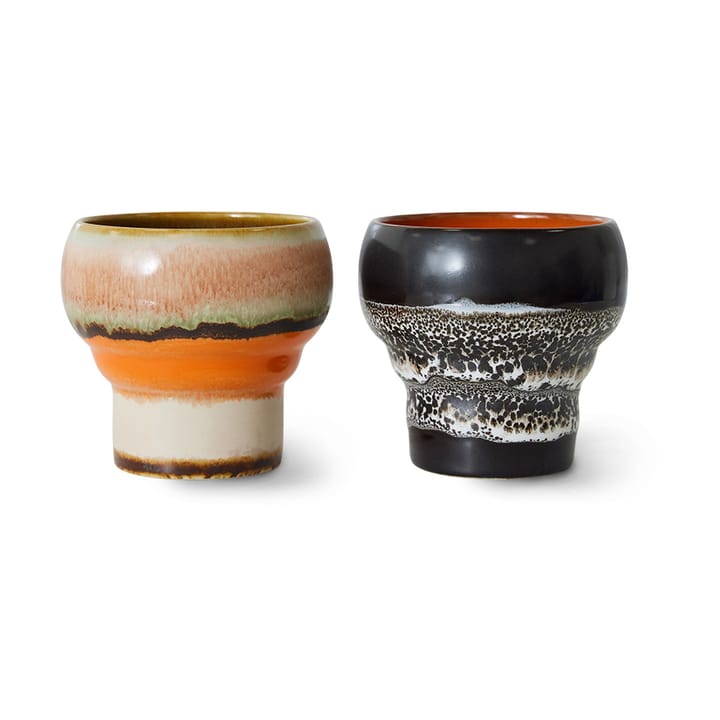 70's lungo krus 24 cl 2-pakning - Basalt - HKliving