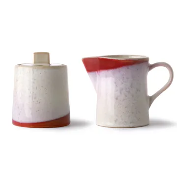 70's melkekanne og sukkerskål - Frost - HKliving