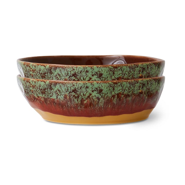 70's pastatallerken Ø19,5 cm 2-pakning - Cove - HKliving