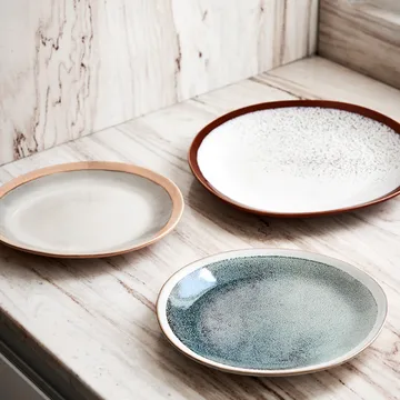 70's tallerken 22 cm 2-pakning - Earth - HKliving