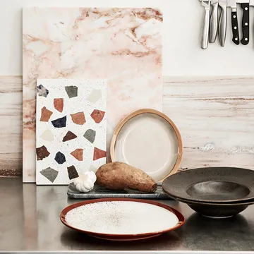 70's tallerken 22 cm 2-pakning - Earth - HKliving