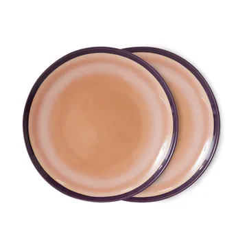 70's tallerken Ø27,5 cm 2-pakning - Bedrock - HKliving