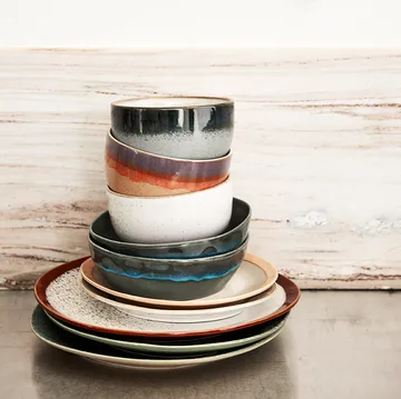 70's tallerken Ø27,5 cm 2-pakning - Frost - HKliving