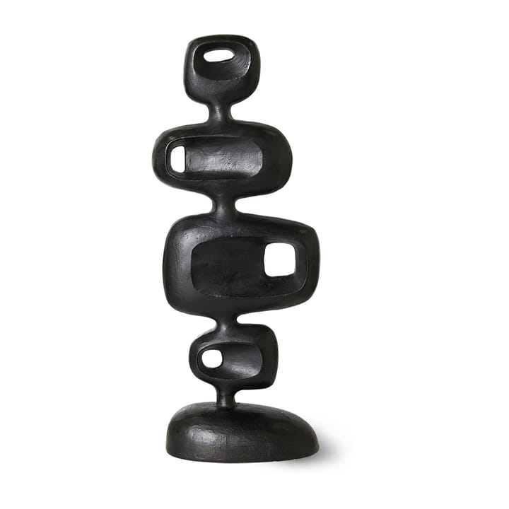 Aluminium sculpture 80 cm - Heavy black - HKliving