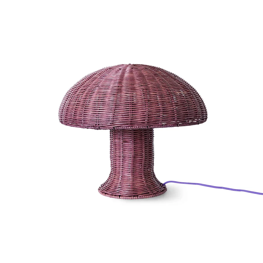 Bordlampe rotting 30 cm, Burgundy HKliving