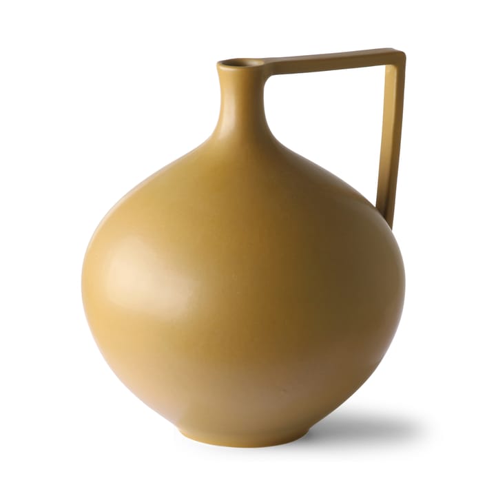 Ceramic Jar vase L 26,5 cm, Mustard HKliving
