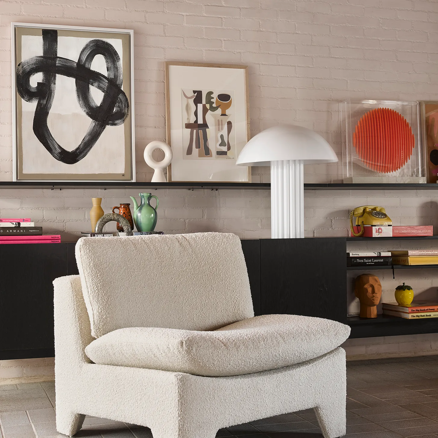 Cupola bordlampe 61 cm, Hvit HKliving