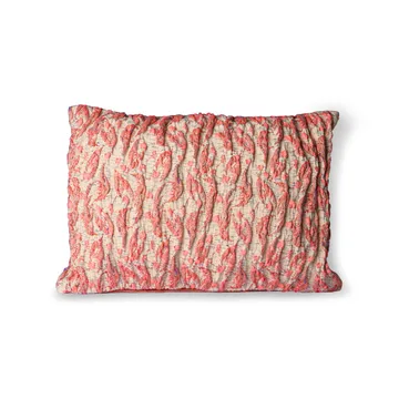 Floral pute 30x40 cm - Rød-rosa - HKliving
