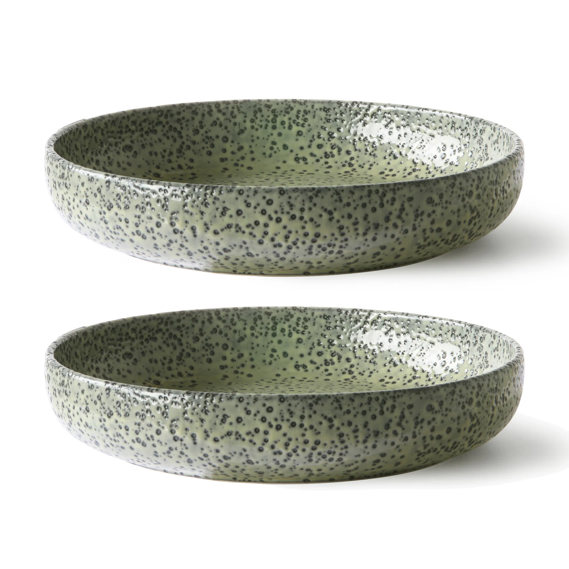 Gradient dyp tallerken Ø21,5 cm 2-stk., Green HKliving