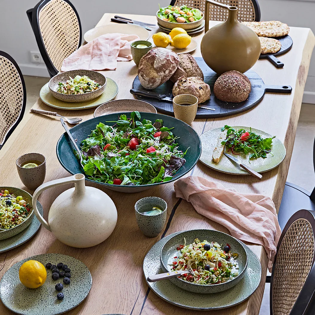 Gradient dyp tallerken Ø21,5 cm 2-stk., Green HKliving