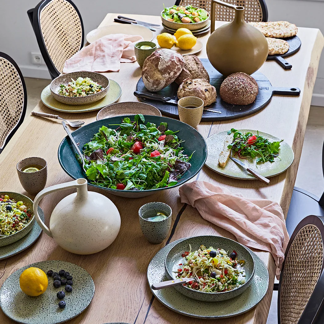 Gradient dyp tallerken Ø21,5 cm 2-stk., Peach HKliving