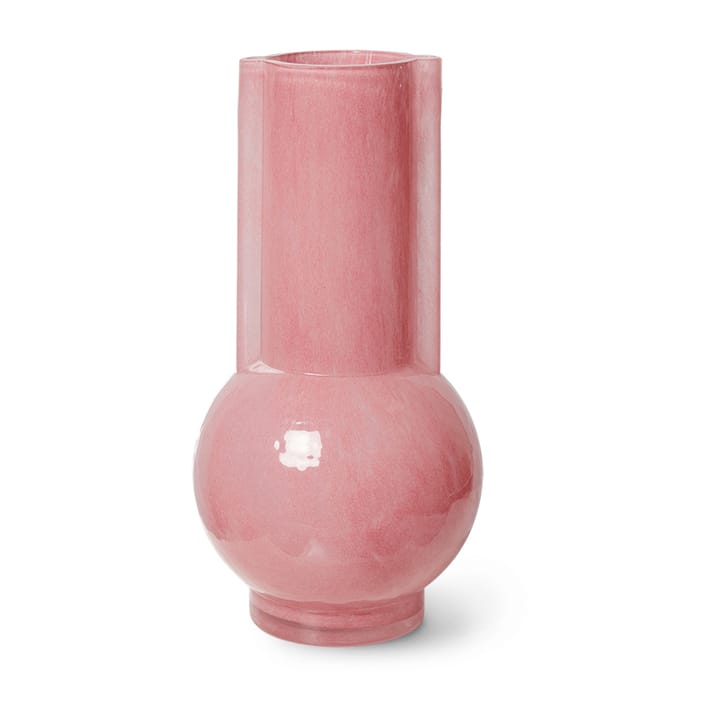 HK Living glassvase 25 cm, Flamingo pink HKliving