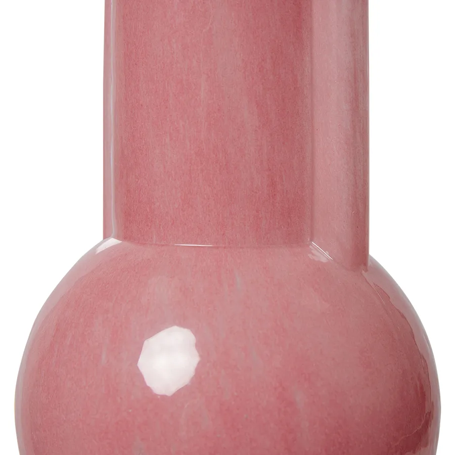 HK Living glassvase 25 cm, Flamingo pink HKliving