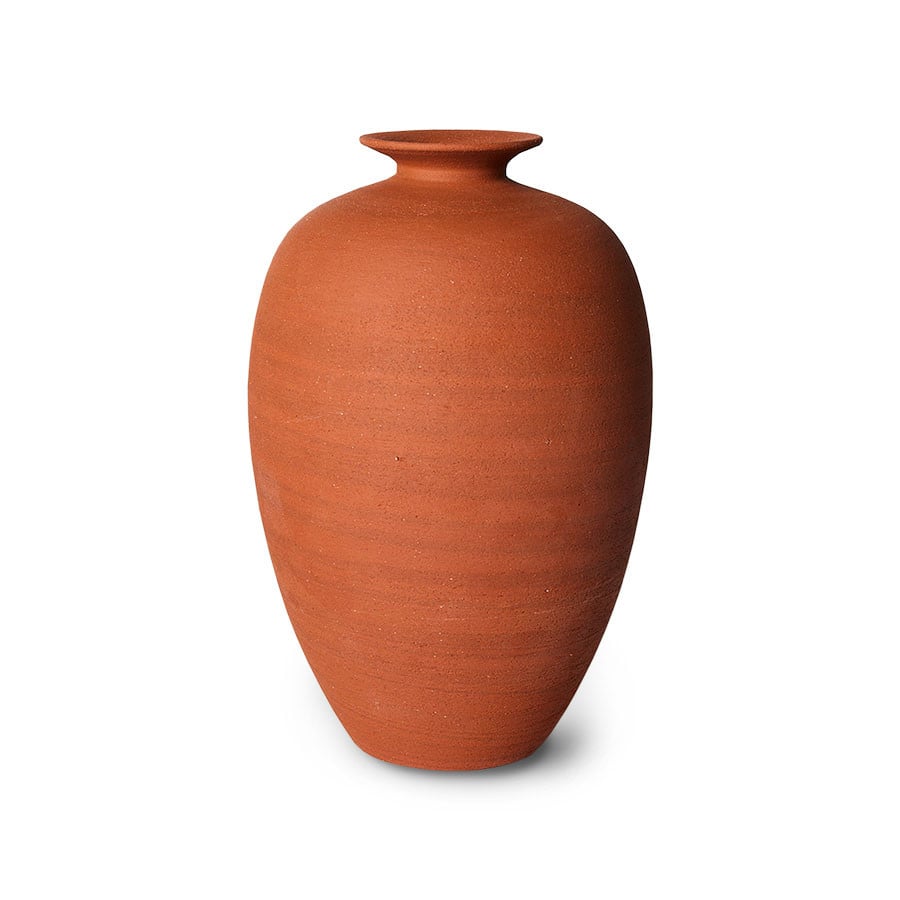 HKliving HK Objects Vase Ø17x26,5 cm Terracotta
