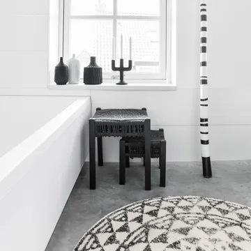 HKliving baderomsmatte rund - Diameter 120 cm - HKliving