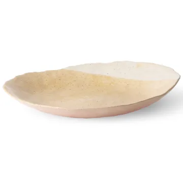 HKliving dekorasjonstallerken 34,5x38 cm - Cream-white - HKliving