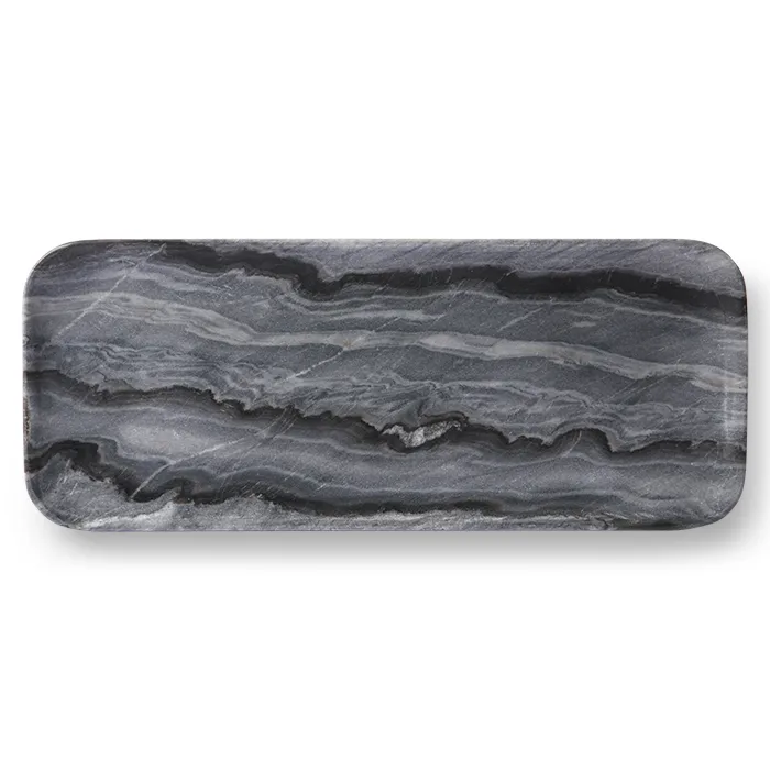 HKliving marmorbrett 30x12 cm, Grå HKliving