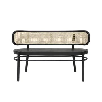 HKliving retro benk - svart - HKliving