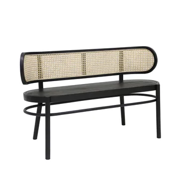 HKliving retro benk - svart - HKliving