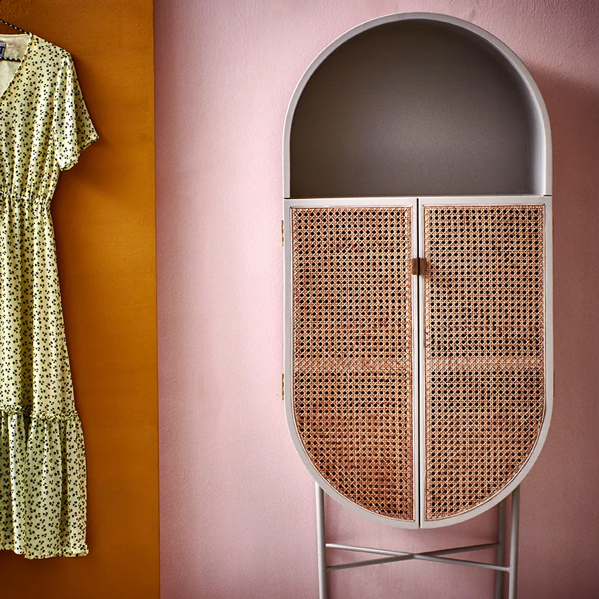 HKliving retro ovalt skap, grønngrå HKliving