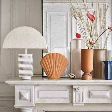 HKliving Shell vase L - Terra - HKliving