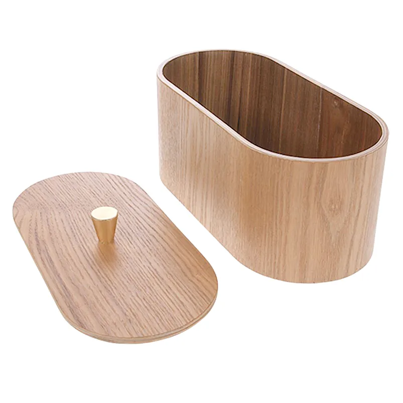 HKliving treboks med lokk, Mørkebrun HKliving