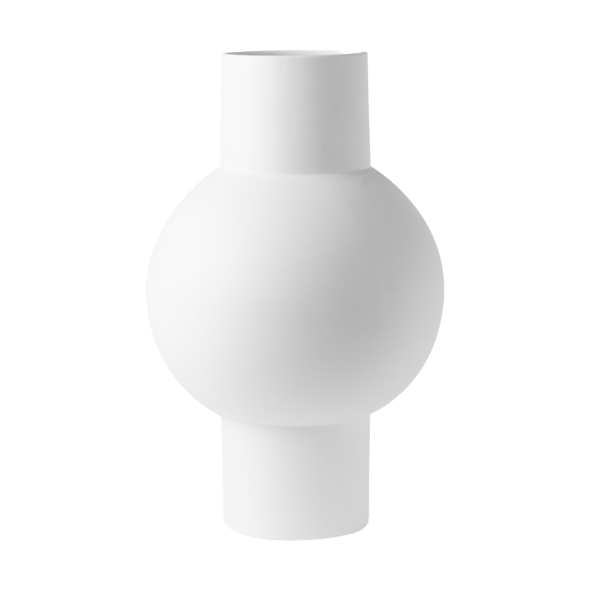 HKliving HKliving vase M, 21 cm Matt White