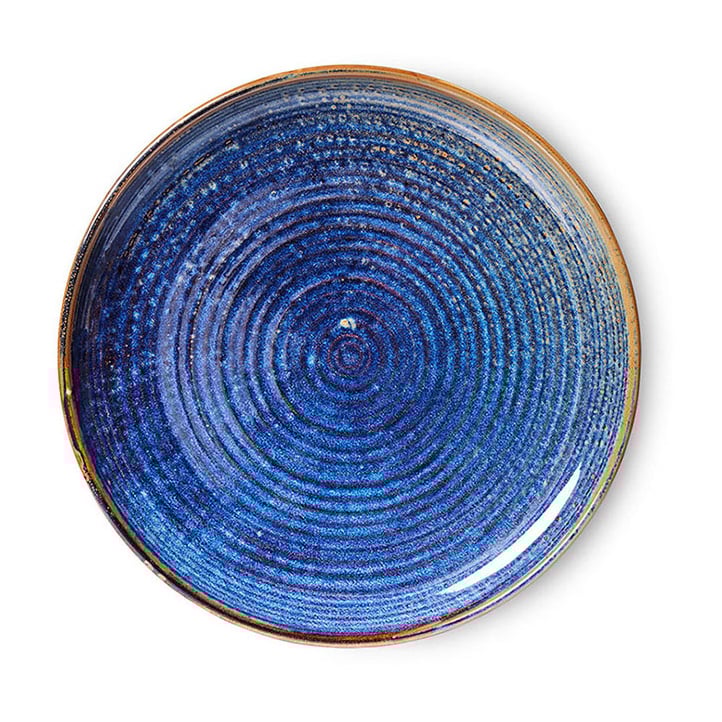 HKliving Home Chef mattallrik Ø26 cm Rustic blue