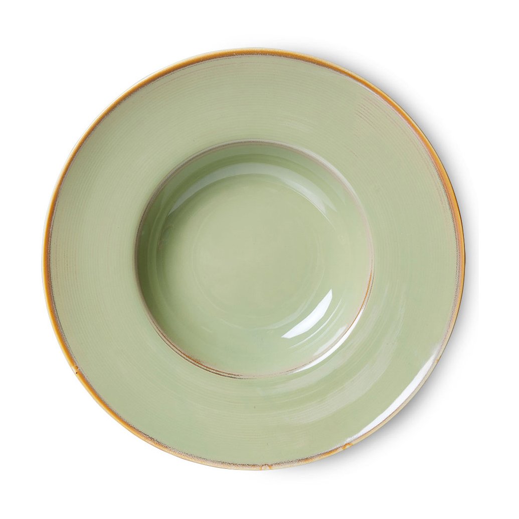 HKliving Home Chef pastatallerken Ø28,5 cm Moss green
