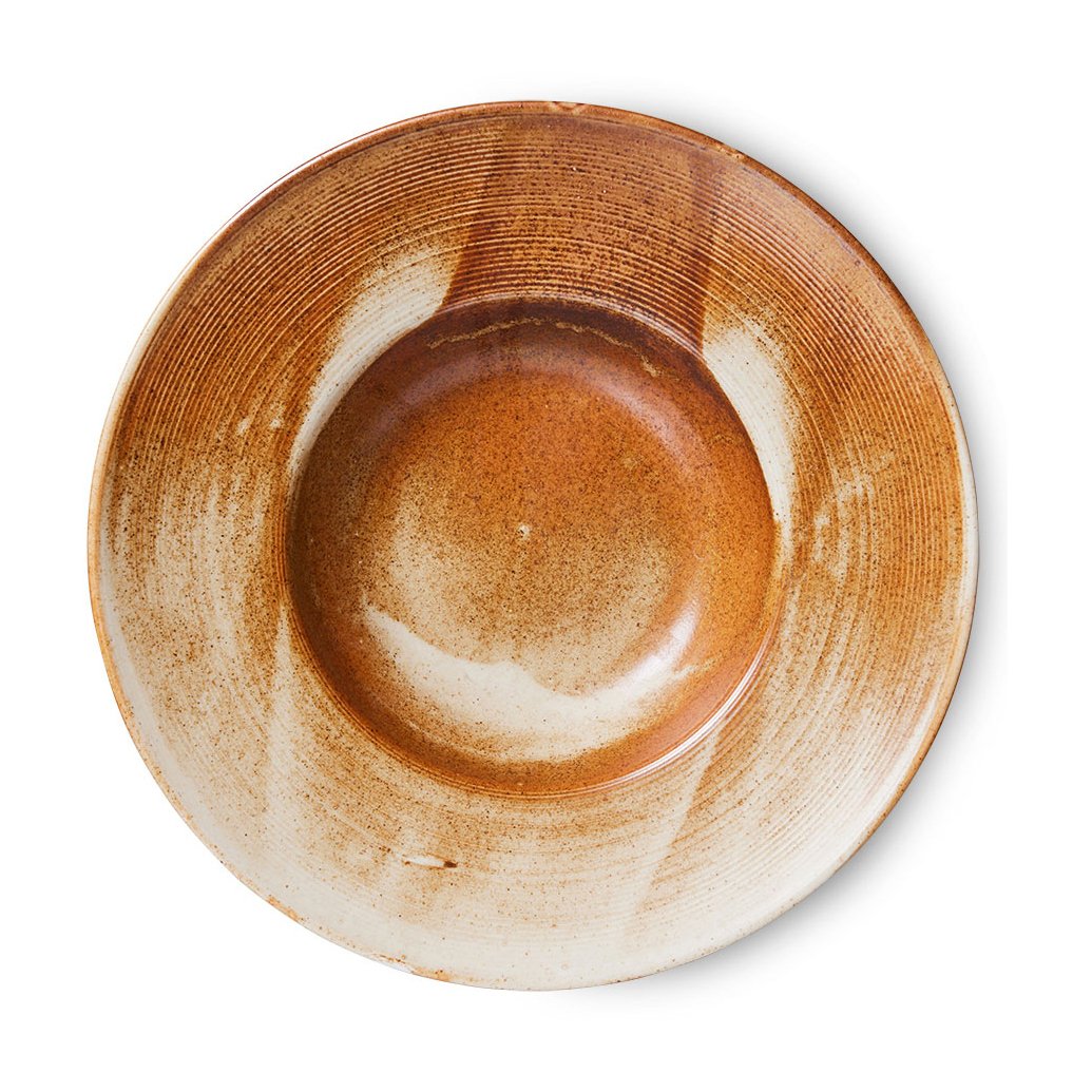 HKliving Home Chef pastatallerken Ø28,5 cm Rustic cream-brown