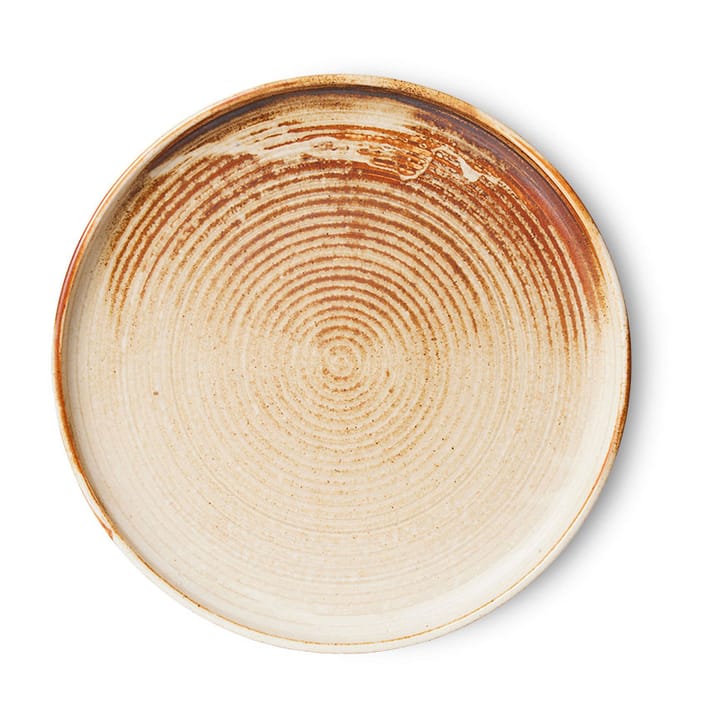 Home Chef side plate assiett Ø20 cm - Rustic cream-brown - HKliving