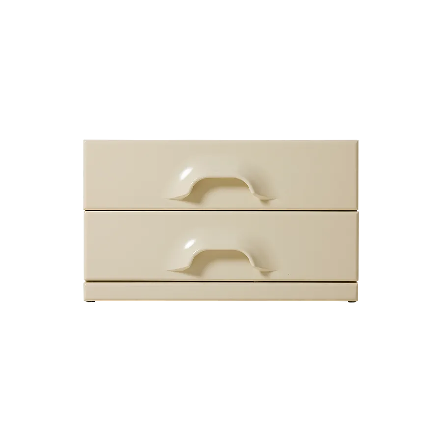 Kommode med 2 skuffer 60x35 cm, Cream HKliving