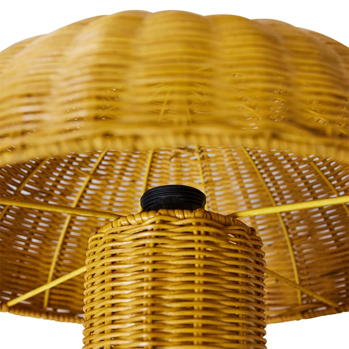 Rattan bordlampe, Mustard HKliving