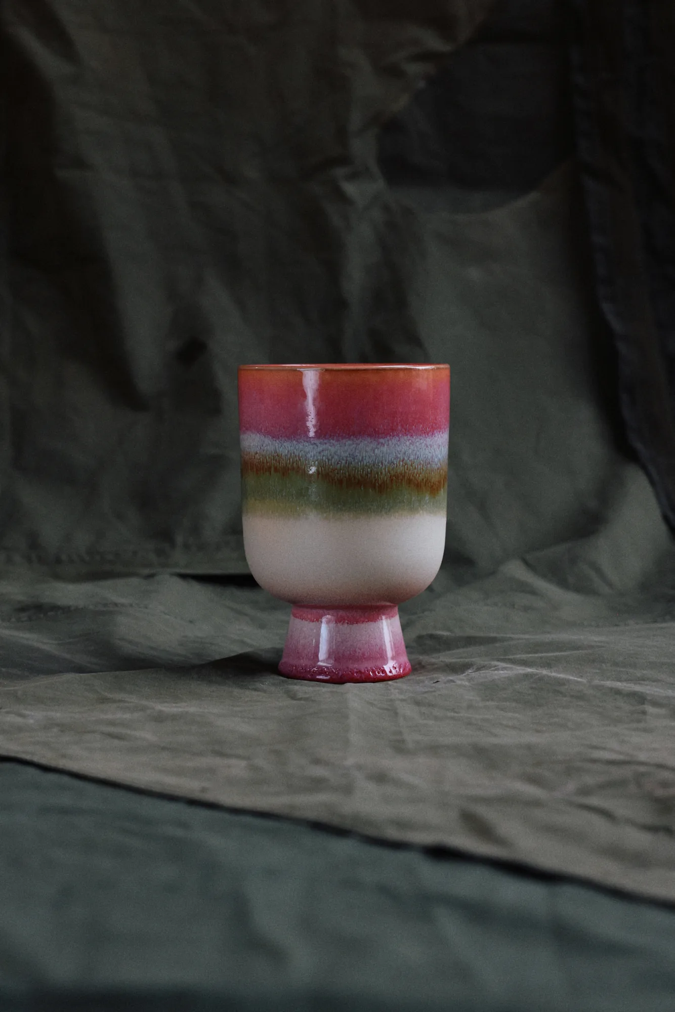 Retro blomsterpotte Ø13 cm, Rosefield HKliving