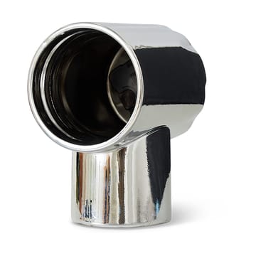 Retro keramikkklokke 17,5 cm - Chrome - HKliving