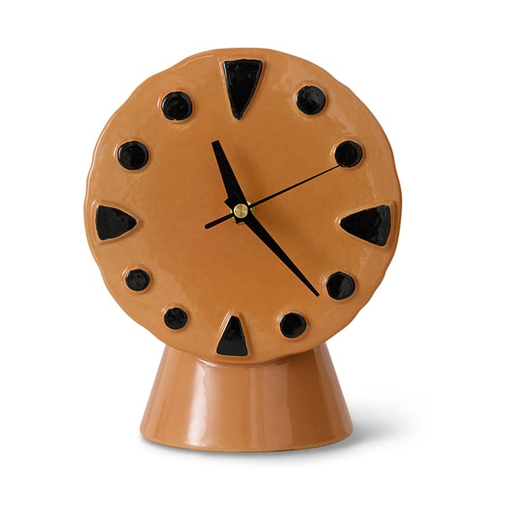 Retro keramikkklokke 20,8 cm - Peach - HKliving