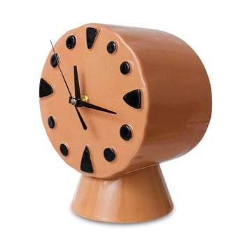 Retro keramikkklokke 20,8 cm - Peach - HKliving