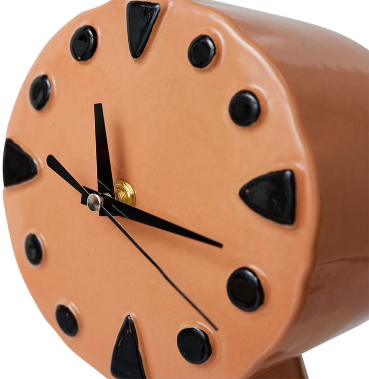 Retro keramikkklokke 20,8 cm, Peach HKliving
