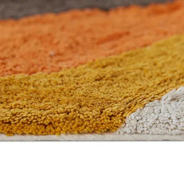 Retro swirl baderomsteppe 90 x 120 cm - Retro multicolours - HKliving