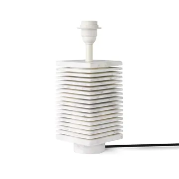 Ribbed lampefot - Hvit - HKliving