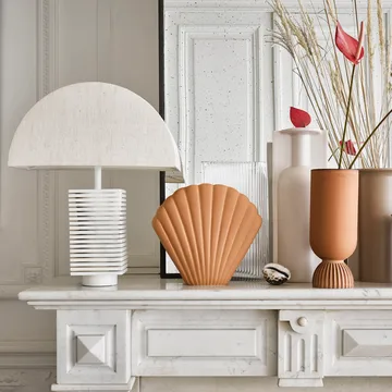 Ribbed lampefot - Hvit - HKliving