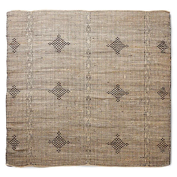 Rustic teppe 200x200 cm, Brun HKliving