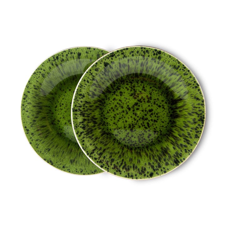 The Emeralds tallerken 2-pakning Ø21,6 cm, Grønn HKliving