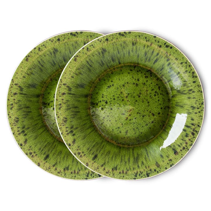 The Emeralds tallerken 2-pakning Ø27,3 cm, Grønn HKliving